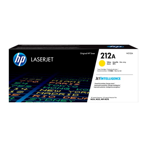 Cartucho de Toner HP W2122A serie 212A Amarillo