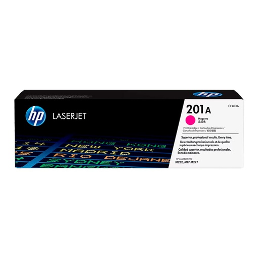 Cartucho de Toner HP CF403A serie 201A Magenta