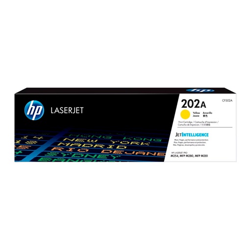 Cartucho de Toner HP CF502A serie 202A Amarillo