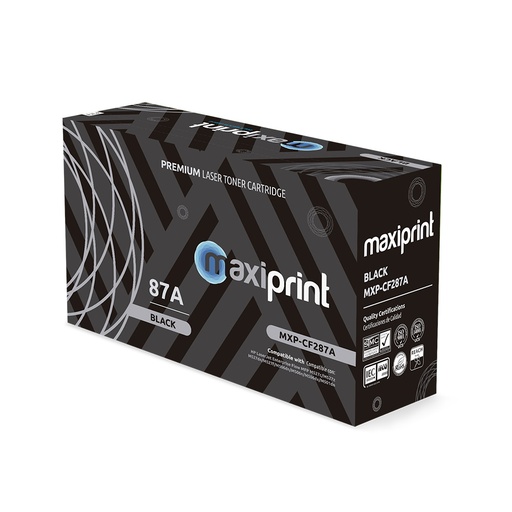 Cartucho de Toner Maxiprint Compatible con HP CF287A Canon CRG121 CRG041