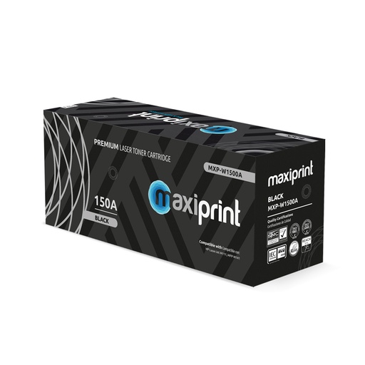 Cartucho de Toner Maxiprint Compatible con HP W1500A 150A negro