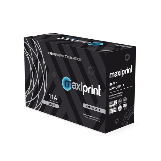 Cartucho de Toner Maxiprint Compatible con HP Q6511A negro