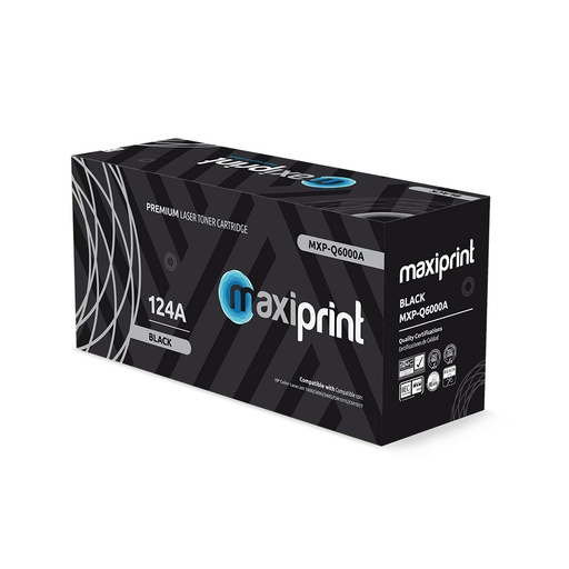 Cartucho de Toner Maxiprint Compatible con HP Q6000A negro