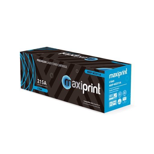 Cartucho de Toner Maxiprint Compatible con HP W2311A 215A Cian (S/Chip)