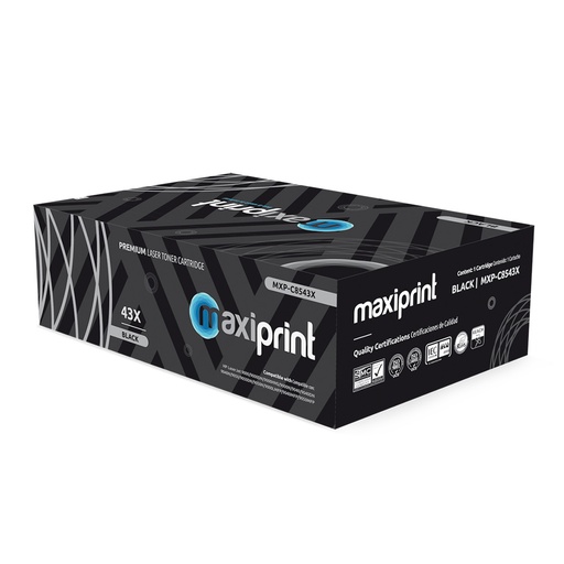 Cartucho de Toner Maxiprint Compatible con HP C8543X negro