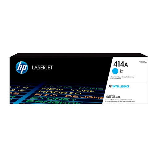 Cartucho de Toner HP W2021A serie 414A Cian