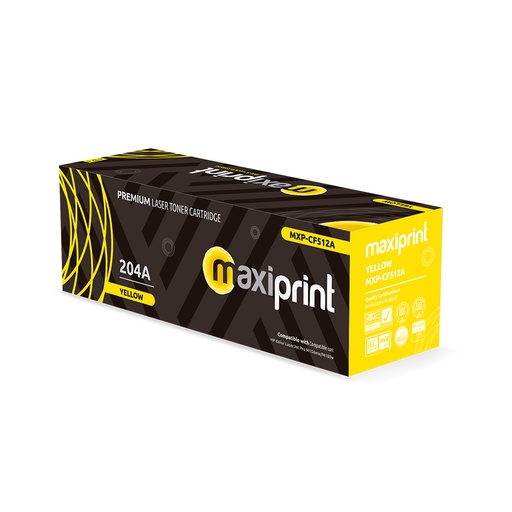 Cartucho de Toner Maxiprint Compatible con HP CF512A amarillo