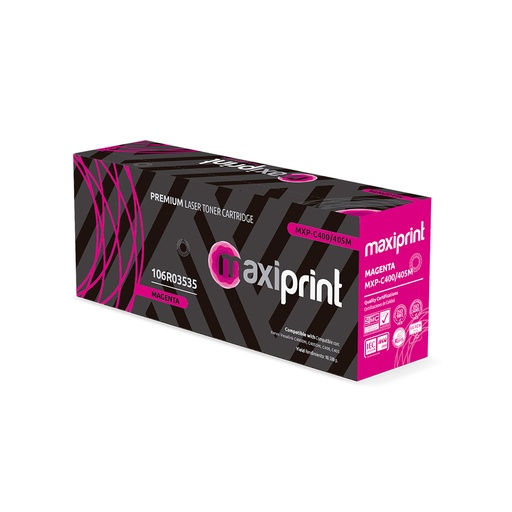 Cartucho de Toner Maxiprint Compatible con Xerox 106R03527 C400/C405 magenta