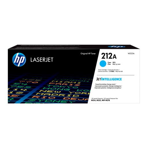 Cartucho de Toner HP W2121A serie 212A Cian