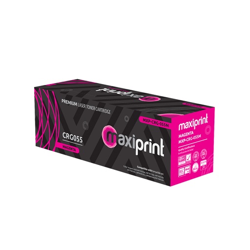 Cartucho de Toner Maxiprint Compatible con Canon CRG055 magenta