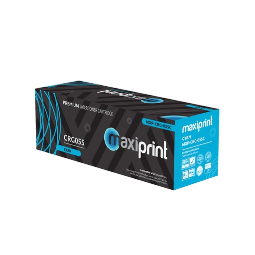 Cartucho de Toner Maxiprint Compatible con Canon CRG055 Cian