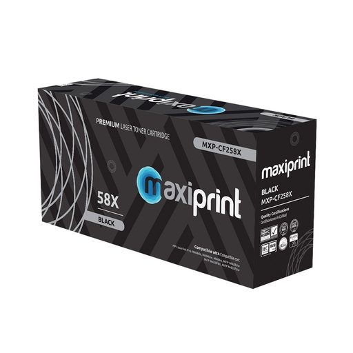 Cartucho de Toner Maxiprint Compatible con HP CF258X negro (C/chip)