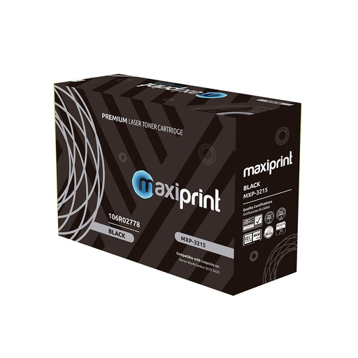 Cartucho de Toner Maxiprint Compatible con Xerox 3215/3225 106R02778 negro