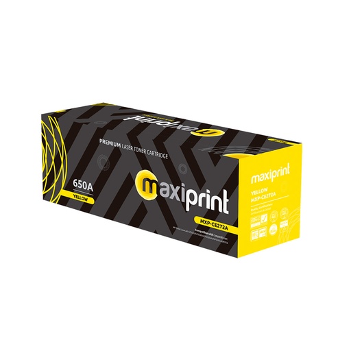 Cartucho de Toner Maxiprint Compatible con HP CE272A amarillo