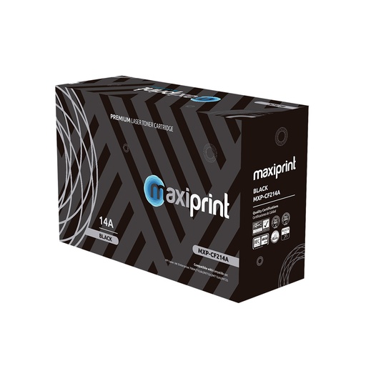 Cartucho de Toner Maxiprint Compatible con HP CF214A negro