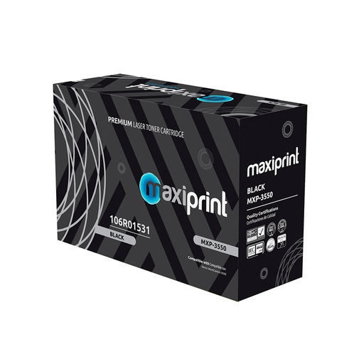 Cartucho de Toner Maxiprint Compatible con Xerox 3550 106R01531 negro