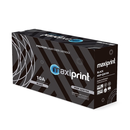 Cartucho de Toner Maxiprint Compatible con HP Q2610A negro