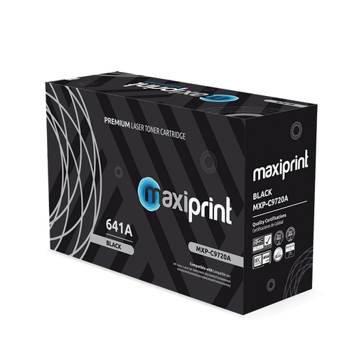 Cartucho de Toner Maxiprint Compatible con HP C9720A negro