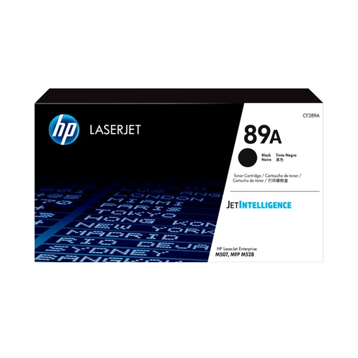 Cartucho de Toner HP CF289A serie 89A Negro