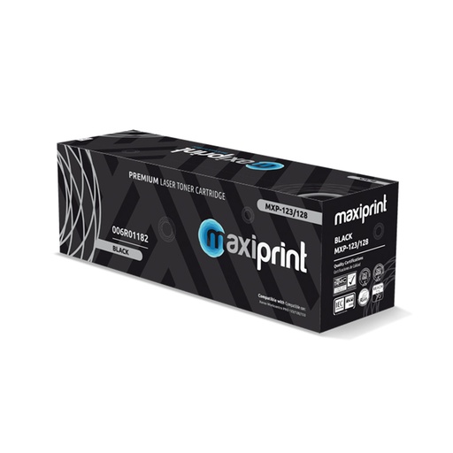 Cartucho de Toner Maxiprint Compatible con Xerox 123/128 006R01182 negro