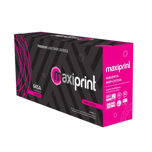 Cartucho de Toner Maxiprint Compatible con HP C9733A magenta